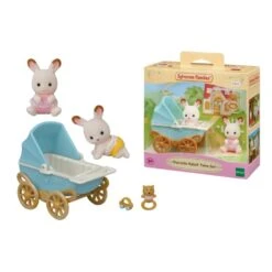 Sylvanian Families Chocolate Rabbit Twins Set 5432