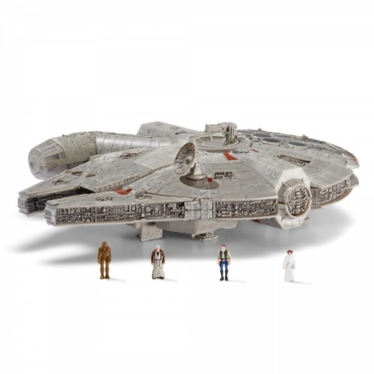Star Wars Micro Galaxy Squadron Millenium Falcon (Motion Activated Lights & Sounds) #0022 4 Star Wars Micro Galaxy Squadron Millenium Falcon (Motion Activated Lights & Sounds) #0022 - Image 2