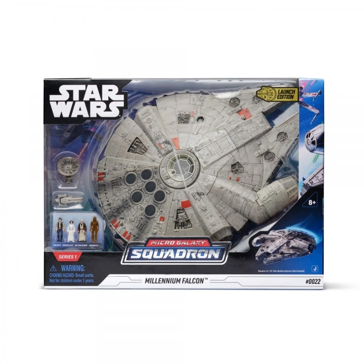 Star Wars Micro Galaxy Squadron Millenium Falcon (Motion Activated Lights & Sounds) #0022 3 Star Wars Micro Galaxy Squadron Millenium Falcon (Motion Activated Lights & Sounds) #0022