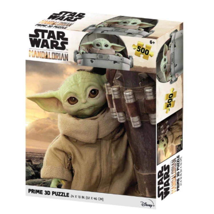 Star Wars The Mandalorian Grogu Prime 500 Piece 3D Puzzle 3 Star Wars The Mandalorian Grogu Prime 500 Piece 3D Puzzle