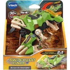 Vtech Switch & Go Dinos - Burnout The Velociraptor